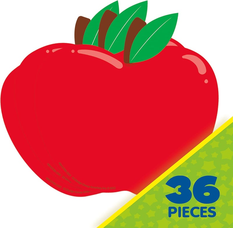 EUREKA Apple Paper Cut-Out Classroom Decorations for Teachers, 36 Pieces - Image 2